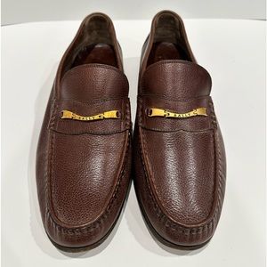 Vintage Bally men’s horsebit leather loafers size 8